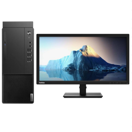 联想/Lenovo 启天M437-A192+ThinkVisionTE22-14（21.45英寸）台式计算机